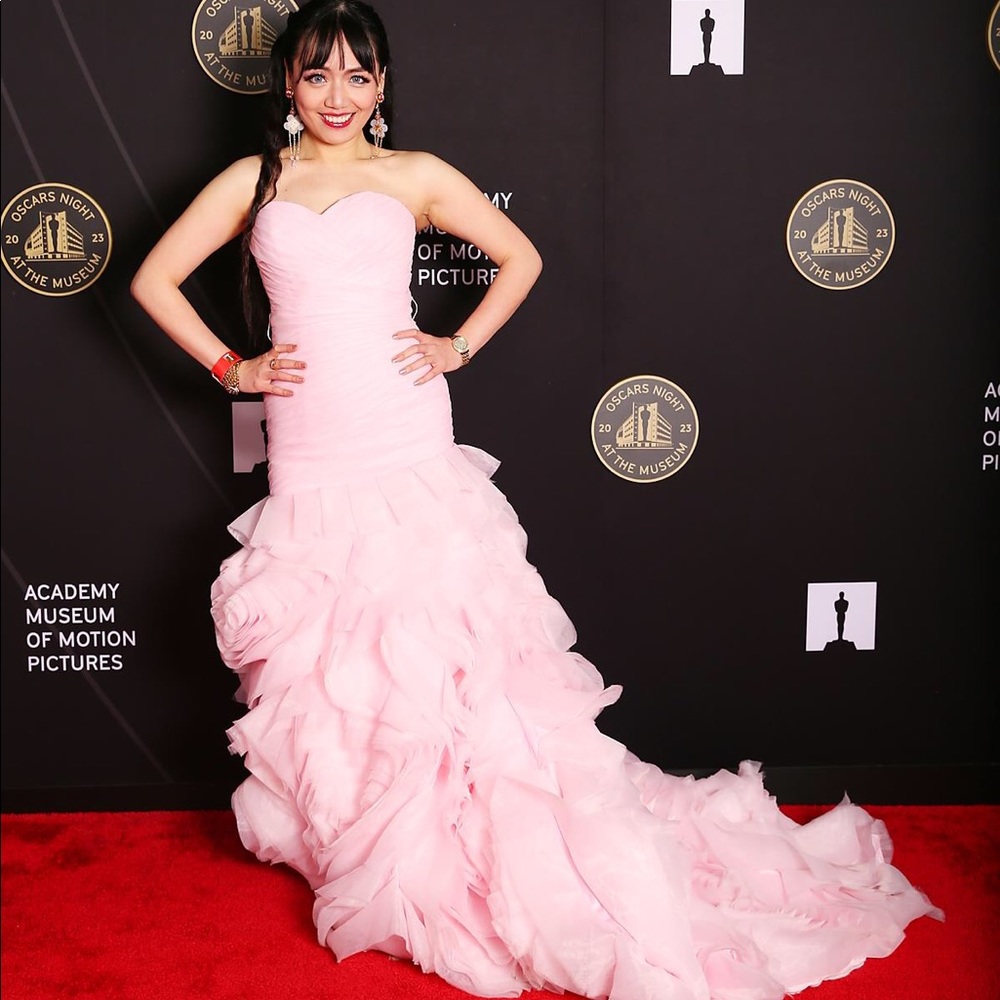 Beautiful pink mermaid ball gown! Princess dress